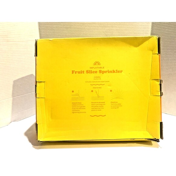 Sun Squad Inflatable Fruit Slice Sprinkler (SEE PHOTOS) - Picture 5 of 5